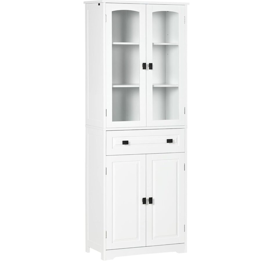 Homcom Kitchen Cupboard Storage Cabinet 60x160cm