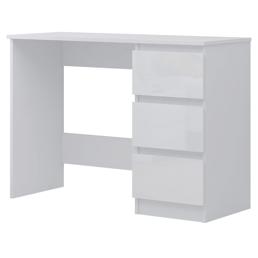 Fwstyle Modern Scandinavian Style White Dressing Table 40x99cm